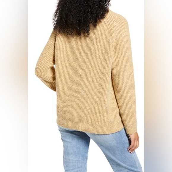 NWT | BP. Women’s Plaited Stitch Recycled Blend Crewneck Sweater - Picture 3 of 9